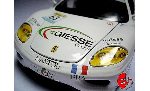 Ferrari 360 Modena 1/18 Burago ngt fia gt monza 2001 diecast model cars
